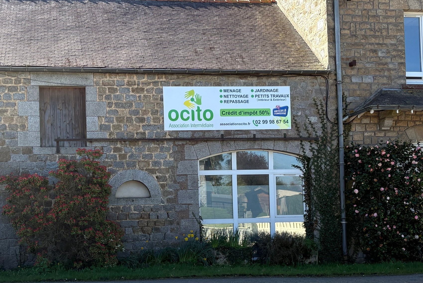 Bâtiment de l'association Ocito à Maen Roch
